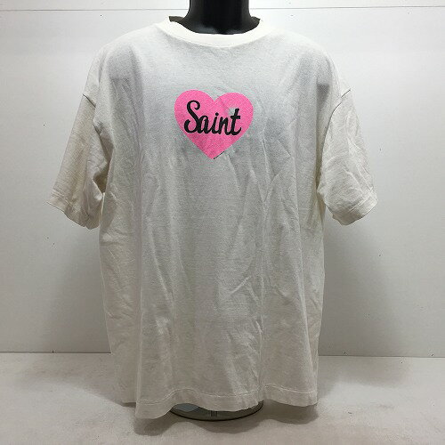 【中古】 hi◇128 SAINT Mxxxxxx HEART SAINT SS TEE SM-HR1-0000-019 サイズ: L ハート Tシャツ 半袖 Saint Michael セントマイケル(4)