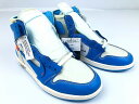 【中古】 wa◇149 Off-White × Nike Air Jordan 1 High UNC