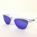 【中古】 hi◇156 Oakley FROGSKINS XS OJ9006-0353 53□16-133 サングラス 眼鏡 メガネ フロッグスキン フレーム: POLISHED CLEAR レンズ: VIOLET IRIDIUM オークリー