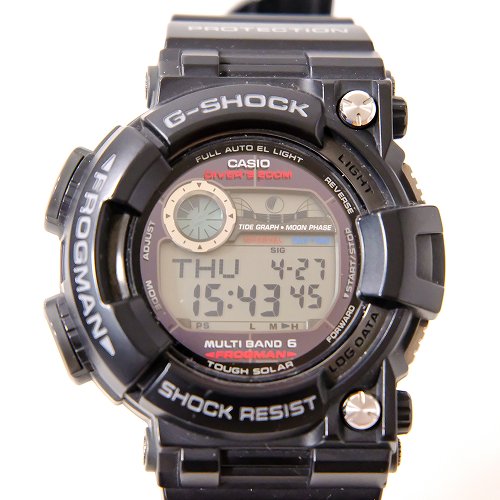 š CASIO G-SHOCK MASTER OF G FROGMAN GWF-1000-1JF TOUGH SOLAR  ...