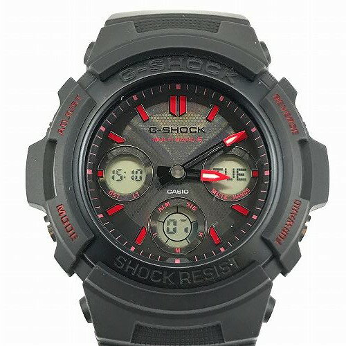 【中古】 wa◇160 CASIO G-SHOCK AWG-M100FP-1A4JR カシオ ジーショック 時計 腕時計 【F-20878】
