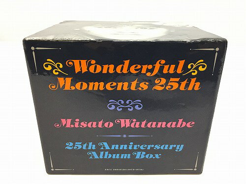 【中古】 渡辺美里 Misato Watanabe 25th Anniversary Album Box wonderful Moments 25th 初回生産限定版 CD wa◇25