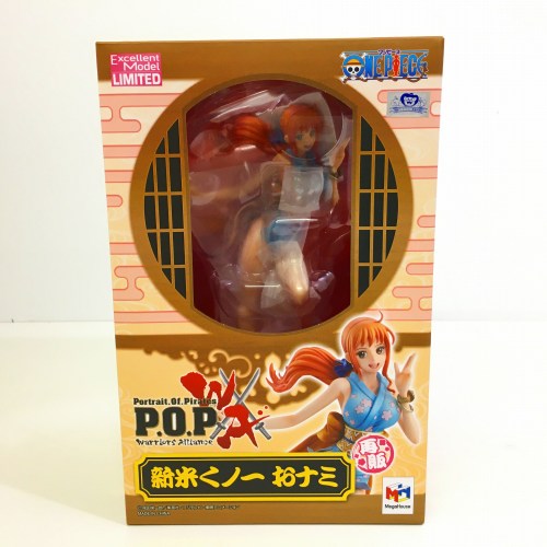 【中古】 MegaHouse Portrait.Of.Pirates P.O.P ワンピース Warriors Alliance 新米くノ一 おナミ 再販 彩色済み完成品 フィギュア メガハウス hi◇64