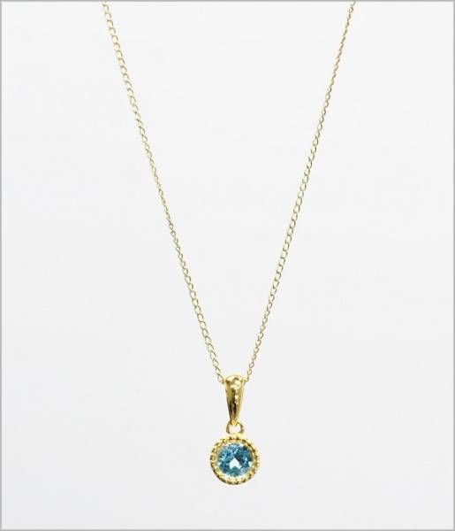 天然石ネックレスjewelry レゴリスのネックレス レディース 誕生石 ネックレス 天然石 ネックレス アクセサリー トパーズ ネックレス ゴールド ネックレス レディース ジュエリー 11月 誕生石 レディースネックレス プレゼント 一粒ネックレス 【選べる長さ 40cm・45cm】 BOX付属可｜アングル3