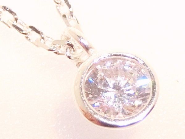 Rakuten - ダイヤモンド ネックレス ジルコニア ネックレス アクセサリー レディース ネックレス CZ キュービックジルコニア 一粒 ジュエリー 【ダイヤモンドに匹敵する輝きがここに】