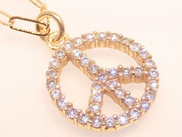 Rakuten - ダイヤモンド ネックレス ジルコニア ネックレス ゴールド ネックレス アクセサリー レディース ネックレス CZ キュービックジルコニア ピース デザインジュエリー 【ダイヤモンドに匹敵する輝きがここに】