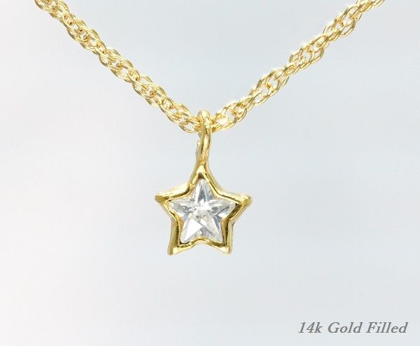 Rakuten - ダイヤモンド ネックレス CZ ネックレス ジルコニア ゴールド ネックレス アクセサリー レディース ネックレス キュービックジルコニア 星 デザインジュエリー 【ダイヤモンドに匹敵する輝きがここに】