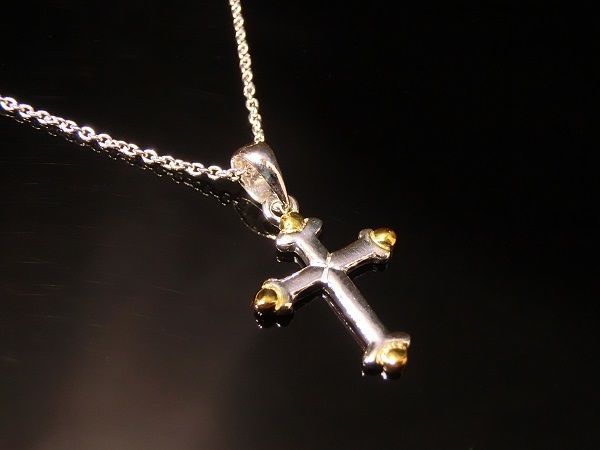 Rakuten - SV925 ネックレス クロス ネックレス メンズ ネックレス 十字架 メンズ アクセサリー シルバーチェーン 45cmチェーン