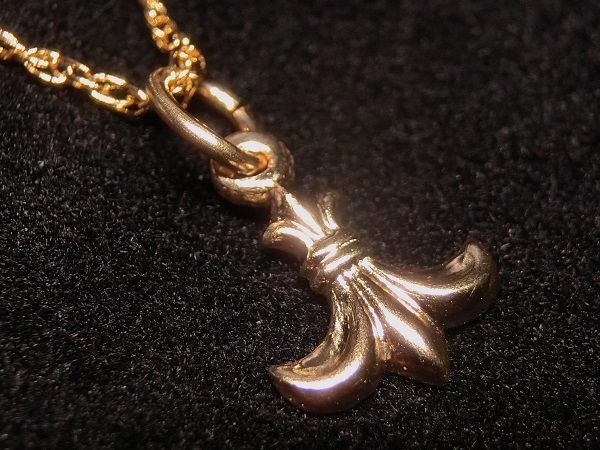 Gold - 百合 ネックレス メンズ ネックレス ゴールド ネックレス lily アクセサリー men's ネックレス プレゼント 45cmチェーン