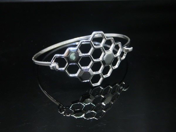 ハニカム ブレスレット レディース ブレスレット SV925 ブレスレット レディース アクセサリー ハチの..