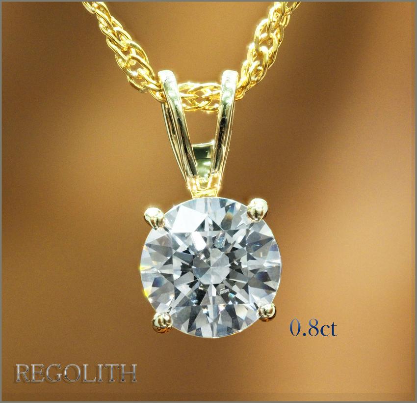 18金ネックレス スワロフスキーネックレス 18金 ネックレス レディース 一粒 18k ネックレス k18 0.80ct レディースジュエリー アクセサリー 18KYG 誕生日 クリスマス プレゼント ss