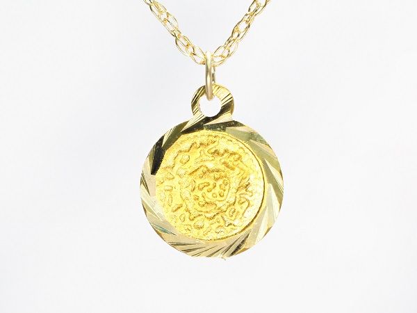 Rakuten - プレート ネックレス ゴールド ネックレス レディース ネックレス 太陽 モチーフ チャーム アクセサリー 40cmチェーン