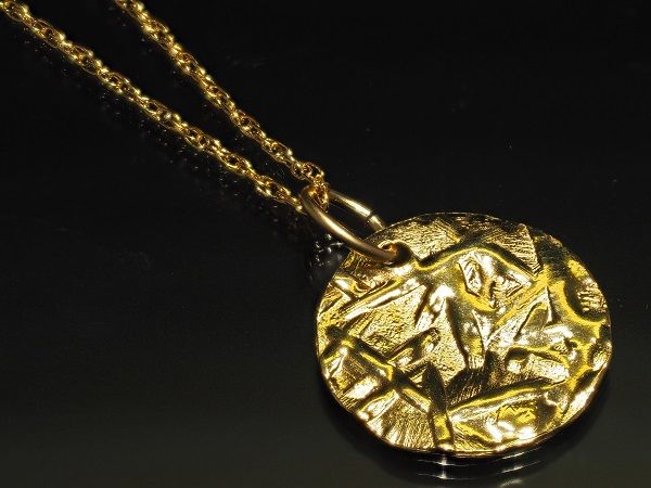 ゴールド ネックレス プレート ネックレス アクセサリー メンズ ネックレス レディース ネックレス ユニセックス デザイン ネックレス プレゼント 45cmチ...