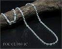 SV925 4面カット アズキチェーンネックレス 2.50mm 60cm No.FOC CL 080 4C(4)