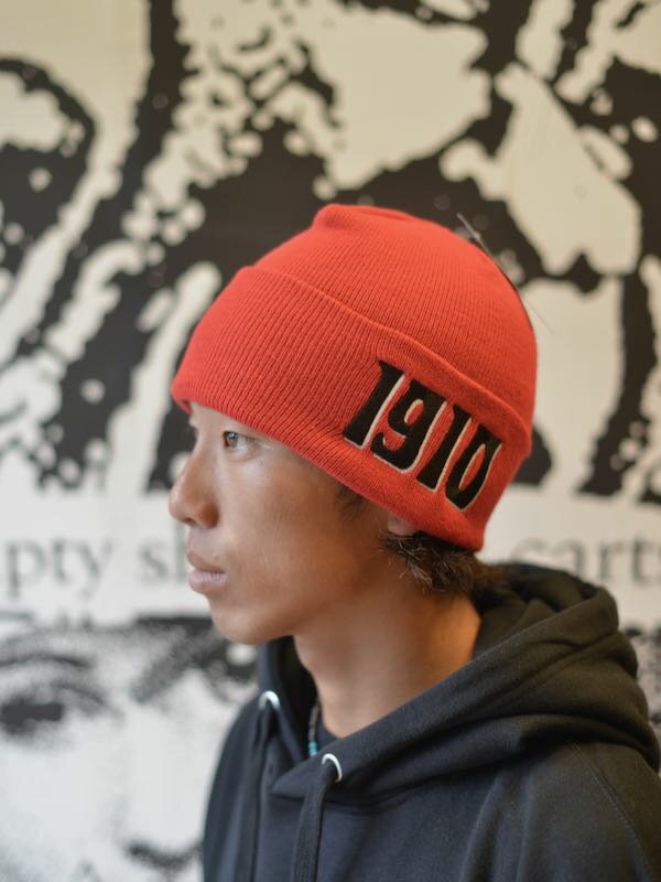 1910 NINETEENTEN ナインティテン メンズ ビーニー 帽子 MHT12304 ROBERTA BEANIE [RED] スノーボード ジェイミーリン jamie lynn libtech リブテック