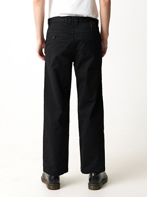 FORMER フォーマー メンズ ストレッチスケートチノパンツ PA21301W2 CRUX PANT WIDE [BLACK] スノーボード スケートボード サーフィン ストリート