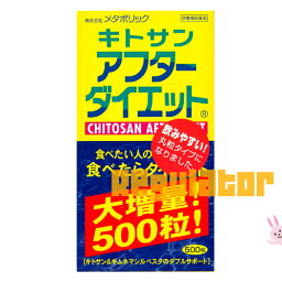 【10周年記念特売セール】キトサンアフターダイエット　徳用ボトル　500粒