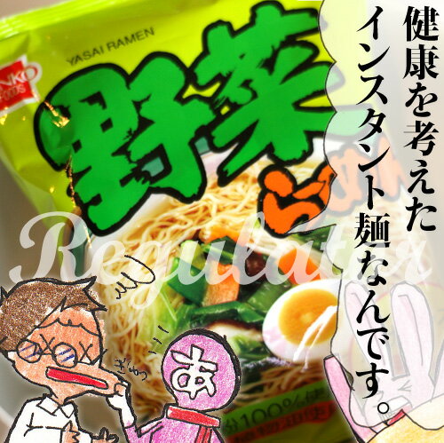 【ツイデガイ／健食系インスタントラーメン】健康フーズ 野菜らーめん 1食 102g