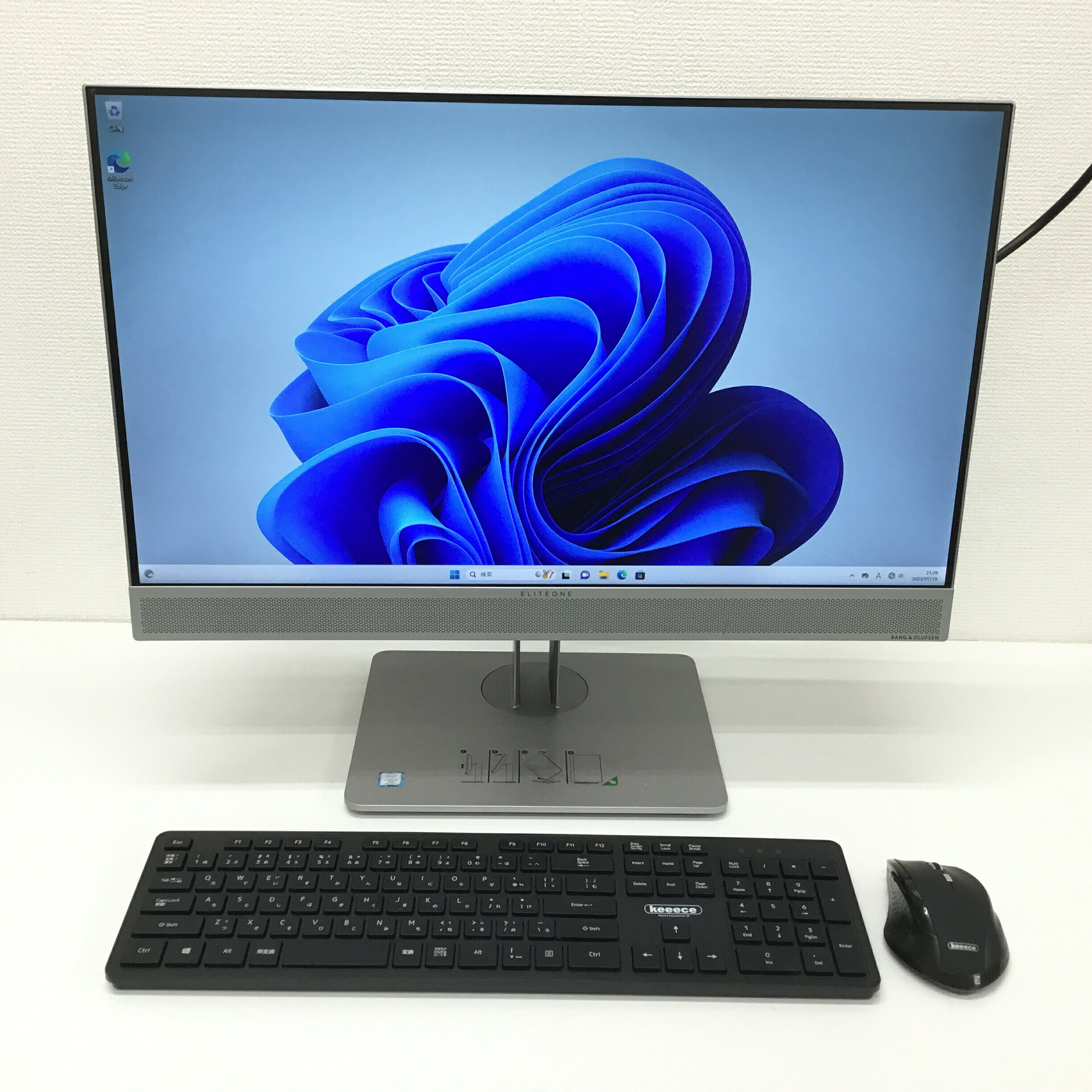 【中古】オフィス付き HP 一体型PC ELITEONE800G4AIO CI5(8500)-3GHZ 8GB SSD512GB 23.8インチ WIN11P WIFI(USB) BLUETOOTH カメラ 10キー 送料 無料 14時までの ご注文