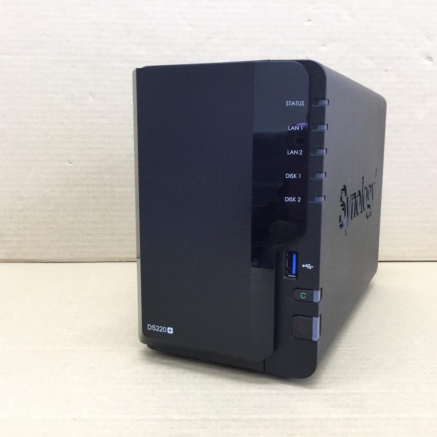 【中古】SYNOLOGY ネットワーク接続ストレージ DS220+ 2000GB(1000GBX2) ...