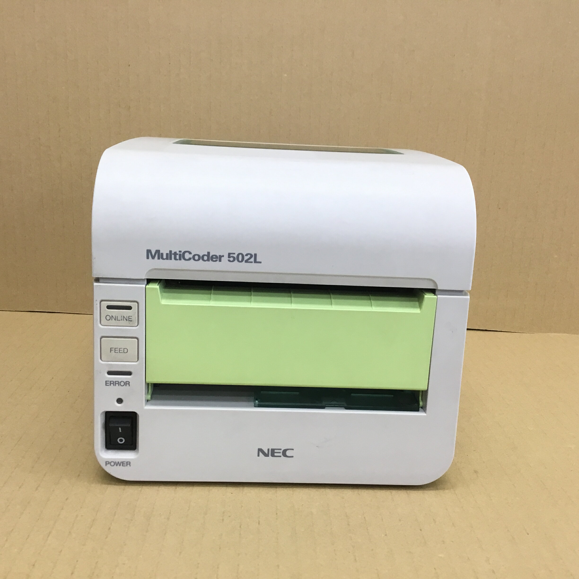 【中古】 NEC MULTICODER 小型4インチ幅ラベルプリンター PR-T502L3DW 無線LAN,LAN,USB対応 送料 無料 14時までの ご注文 即日発送