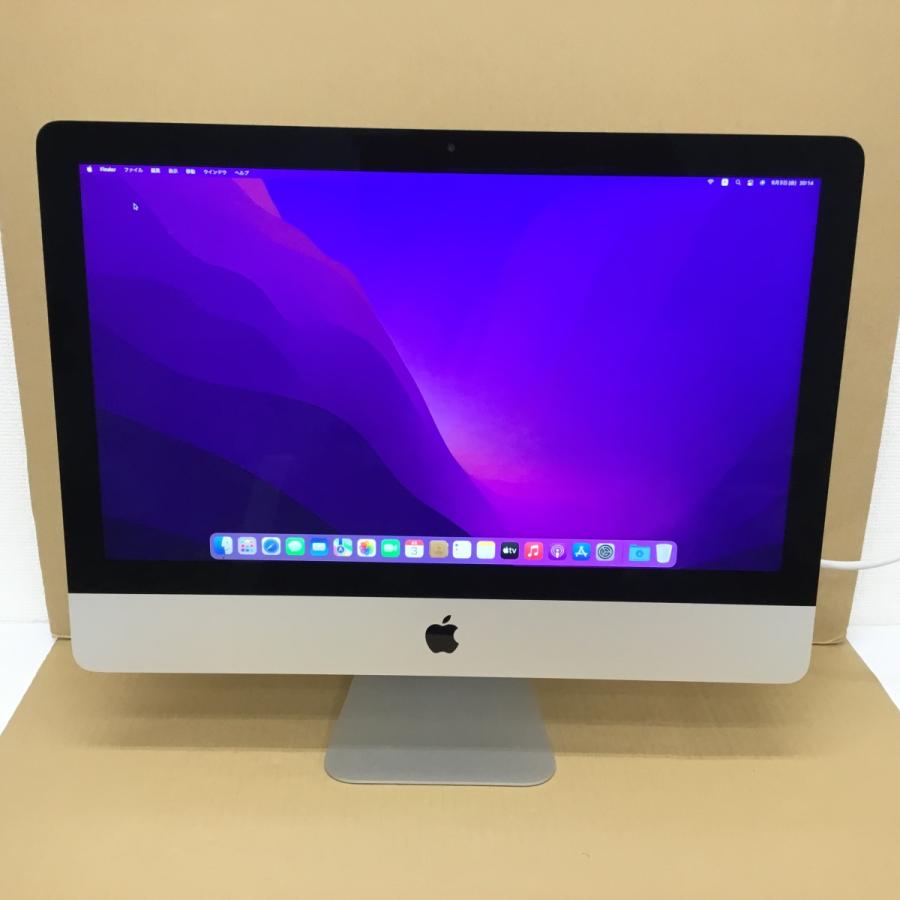 【中古】 アップル 一体型ディスクトップパソコン IMACCI5-2300 CI5(7360U)21.5インチ 8GB 1TB Mid-2017 A1418 Monterey 12.1.1 送料 無料 14時までの ご注文 即日発送