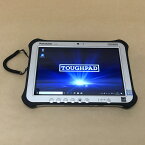 【中古】PANASONIC タブレット FZ-G1R3000KJ TOUGHPAD CI5(6300U)-2.4GHZ 4GB 128GB 10.1インチ WIN10P WLAN BLUETOOTH カメラ 送料 無料 14時までの ご注文 即日発送