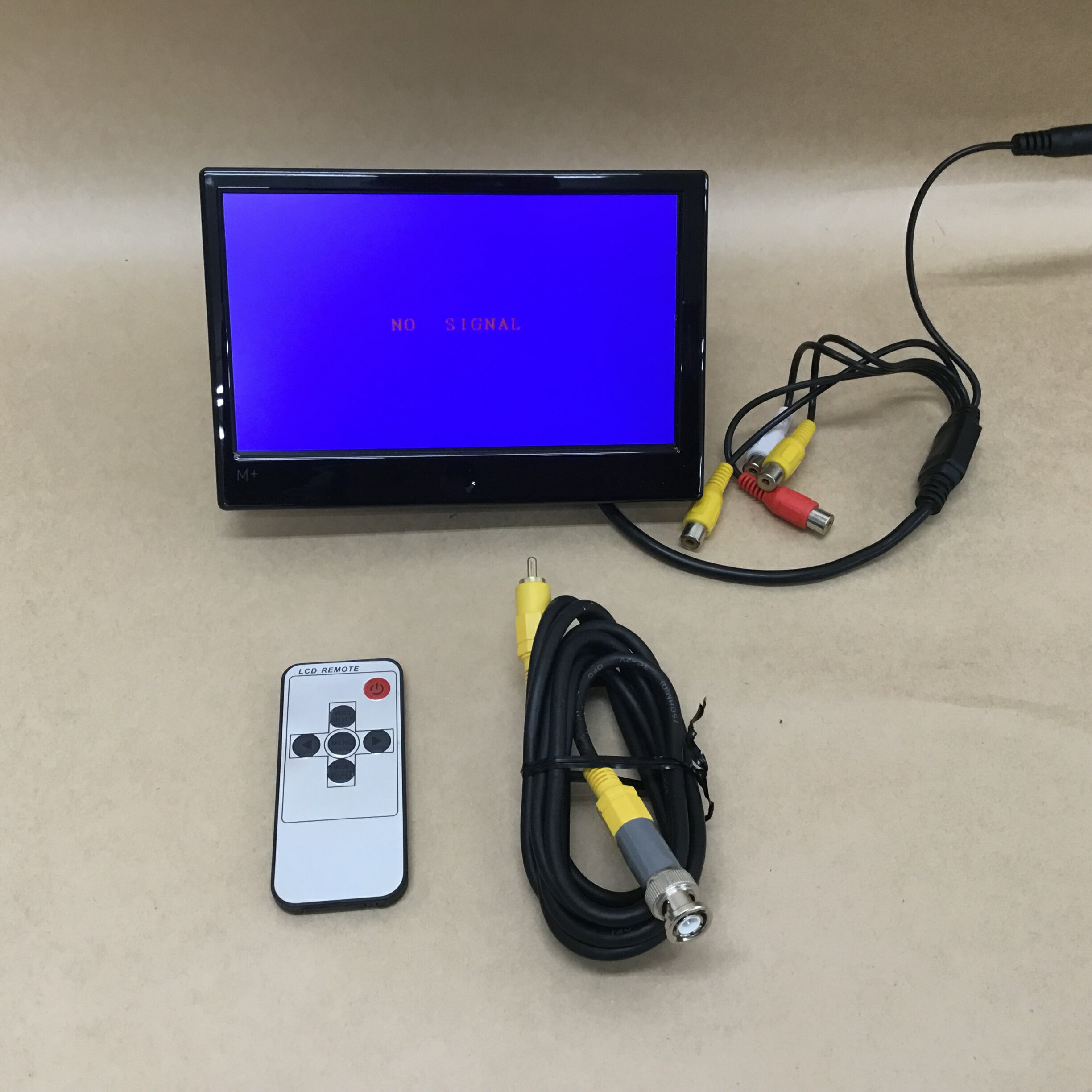 【中古】 株式会社エム・プラス 7型 ワイドTFTデジタル液晶モニター MTC-700 接続ケーブル リモコン 送料 無料 14時までの ご注文 即日発送