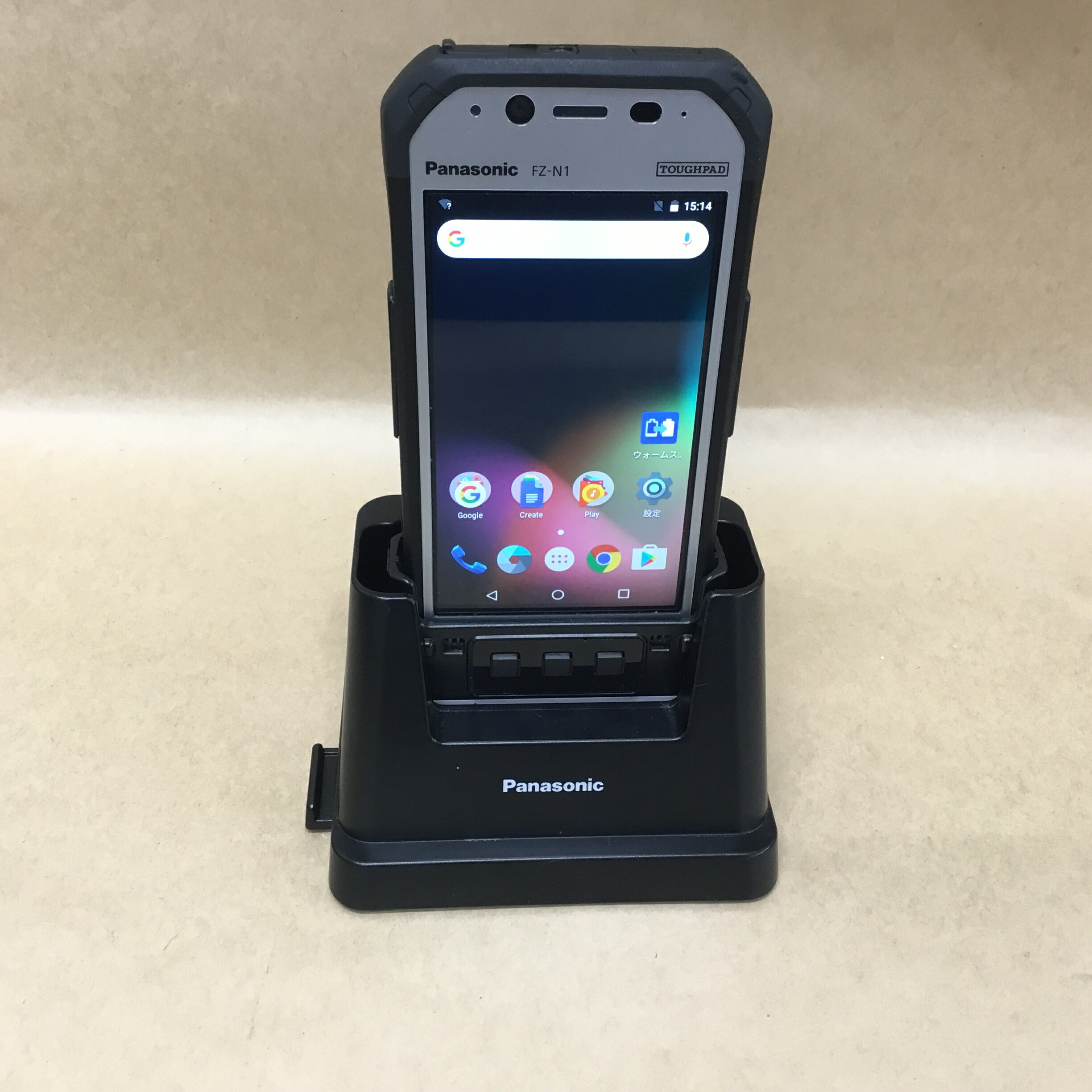 【中古】 PANASONIC タブレット FZ-N1CKLAAZJ TOUGHPAD 16GB 4.7インチ Android6.0 WLAN WWAN BLUETOOTH カメラ クレードル 送料 無料 14時までの ご注文 即日発送