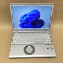 【中古】PANASONIC ノートパソコン CF-SZ5PDFVS CI5(6300U)-2.4GHZ 4GB SSD128GB 12.1インチ WIN11P ...