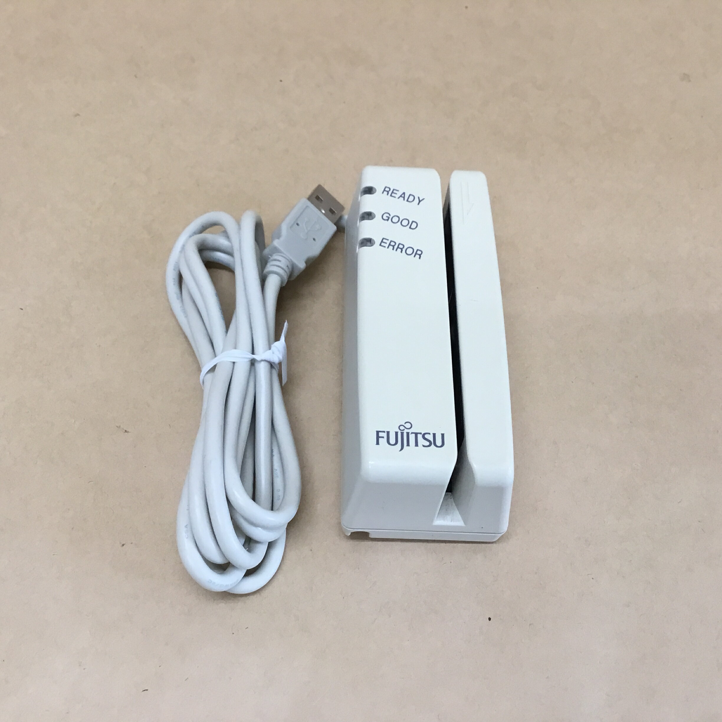 【中古】 富士通 磁気カードリーダー FMV-MCR112 手動式 USB接続(キーボード準拠) 送料 無料 14時までの ご注文 即日発送