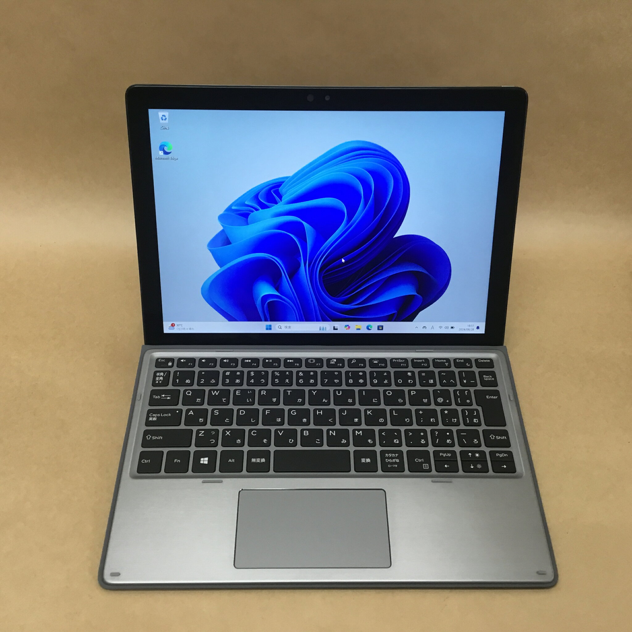 【中古】 DELL タブレット LATITUDE7200-2IN1 CI3(8145U)-2.1GHZ 4GB 256GB 12.3インチ WIN11P 無線 BLUETOOTH カメラ KB付カバー 送料 無料 14時までの ご注文 即日発送