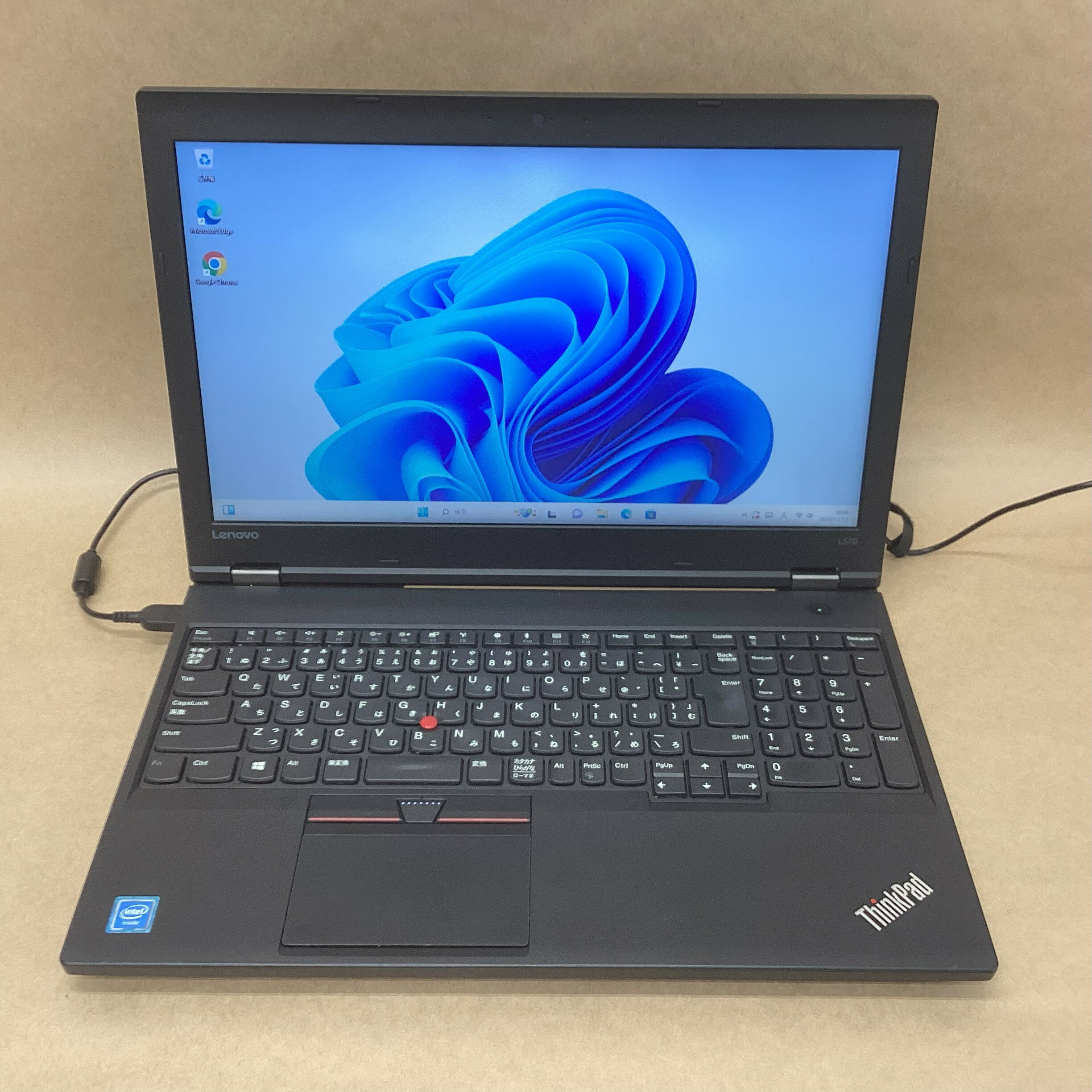【中古】 LENOVO ノートパソコン 20J9-A012JP C(3965U)-2.2GHZ 4GB 500GB 15.6インチ WIN11P 無線 10キー 送料 無料 14時までの ご注文 即日発送