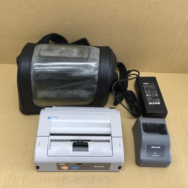 【中古】SATO ラベルプリンター PT408E-B2　感熱方式　Bluetooth 無線 送料 無 ...