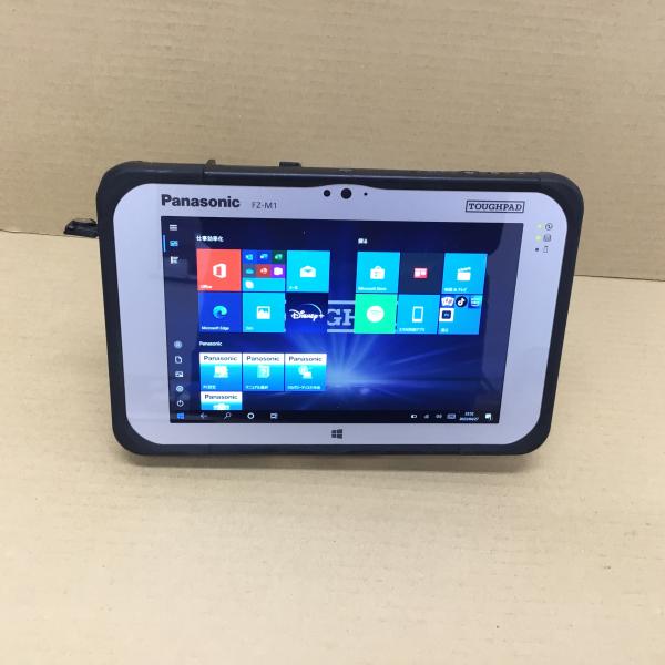 【中古】PANASONIC タブレット FZ-M1F151JVJ TOUGHPAD COREM5(6Y57)-1.1GHZ 4GB 128GB 7インチ WLAN WWAN BLUETOOTH カメラ 送料 無料　14時までの ご注文 即日発送