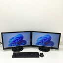 【中古】【デュアルモニター 22インチ液晶x2台セット】富士通 省スペース型パソコン Q556/RCI3(7100T)-3.4GHZ 4GB SSD256GB WIN11P 送料 無料 14時までの ご注文 即日発送