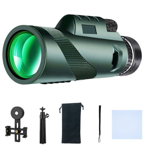 ISEFUJI 80×100 単眼鏡 望遠鏡 高倍率 スマホ 小型 軽量 Bak4プリズム 防水 スマホホルダー 三脚 携帯袋 付き ISEFUJI 80×100 単眼鏡 望遠鏡 高倍率 スマホ 小型 軽量 Bak4プリズム 防水 スマホホルダー 三脚 携帯袋 付き
