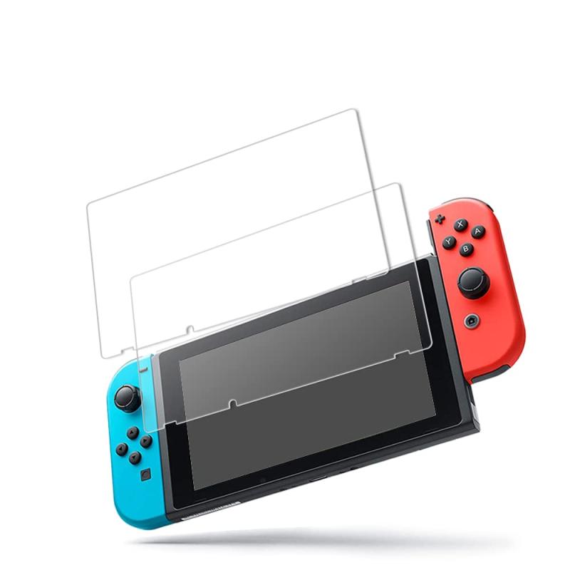 【2枚セット】日本旭硝子素材製 Nintendo Switch ガラスフィルム 強化ガラス フィルム 保護フィルム 液晶 フィルム