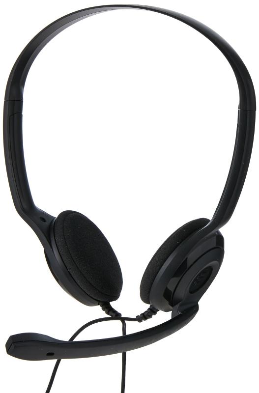 Sennheiser PC5チャット - インターネットコミュニケーション、Eラーニング、ゲーム用ヘッドセット - ノイズキャンセリングマイク カジュアルゲーミング軽量 高快適 ミニマリスティック ブラ