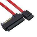 JSER sff-8482 SAS 29ピンto 7ピンSATAハードディスクドライブRaidケーブルwith 15ピンSATA電源ポート(2)