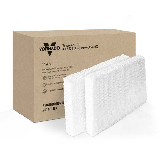 ボルネード 気化式加湿器【 EV100-JP 専用】 交換フィルター WICK1.0インチ 2枚入 - ホワイト ボルネード 気化式加湿器【 EV100-JP 専用】 交換フィルター WICK1.0インチ 2枚入 - ホワイト