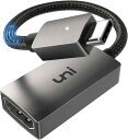 USB C HDMI ϊA_v^ uniAccessories [4K@30Hz] USB-Type-C HDMI ϊA_v^[/Thunderbolt 3݊ ^CvcHDMI ϊP[u ݒsv Macbook Pro/MacBook Air/iPad Pro/Chromebook/Surface go/Galaxy S9/S21 /vWFN^[