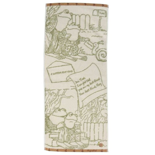 林(Hayashi) フェイスタオル 約34×80cm がまくんとかえるくん ふたりはともだち アイボリー FL200700 林(Hayashi) フェイスタオル 約34×80cm がまくんとかえるくん ふたりはともだち アイボリー FL200700
