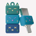 Bilious タイプc USB メモリ、2で1 OTG デュアルUSB 3.0フラッシュドライブ、Jenna猫のデザインかわいいサムドライブ、防水&小型メモリ...