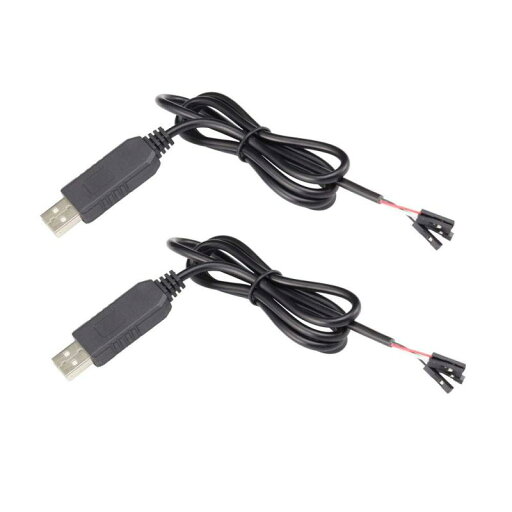 KKHMF 2個 USB to UART TTL RS232 PL2303HX ワイヤーアダプタ変換ケーブルRaspberry Pi Arduino用 KKHMF 2個 USB to UART TTL RS232 PL2303HX ワイヤーアダプタ変換ケーブルRaspberry Pi Arduino用