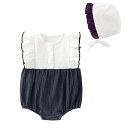 Baby nest ベビー服 夏 甚平 浴衣 ロンパース 半袖 カバーオール 新生児服 女の子 かわいい 通園通学