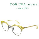 TOKIWA made トキワ メイド T-1963 C-AG-4 キハク メガネ フレーム 度付きメガネ 伊達メガネ メンズ レディース 日本製 本格眼鏡