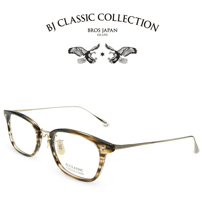 乐天商城 - BJ CLASSIC COLLECTION COMBI COM-545NT C-30-1 クロササ ゴールド BJクラシックコレクション 度付きメガネ 伊達メガネ メンズ レディース 日本製 本格眼鏡 （お取り寄せ）