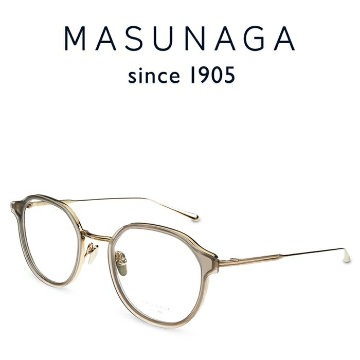 増永眼鏡 メガネ レディース 【増永眼鏡】MASUNAGA since 1905 TANGO #34 LGRY/GP 度付きメガネ 伊達メガネ メンズ レディース ユニセックス 日本製 チタン メガネフレーム マスナガ