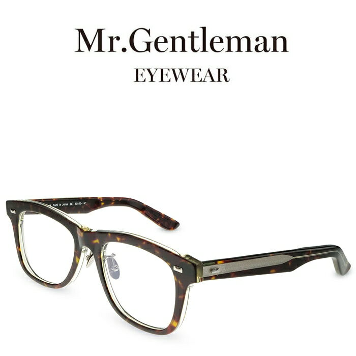 乐天商城 - Mr.Gentleman ミスタージェントルマン DYLAN LEGEND2 F Tortoise＆Clear メンズ レディース メイドインジャパン 度付きメガネ 伊達メガネ 日本製 本格眼鏡